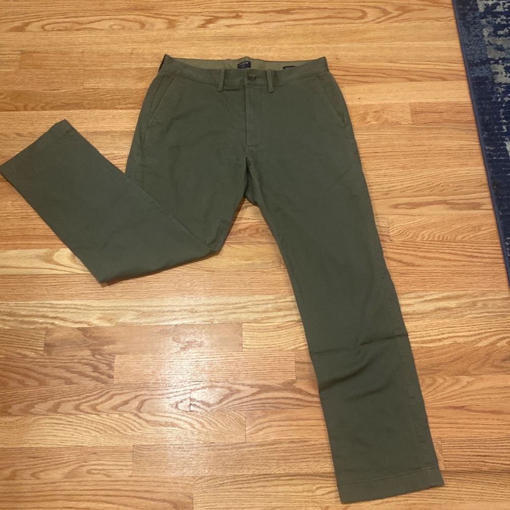JCrew Mens Straight Fit Flex Pant
